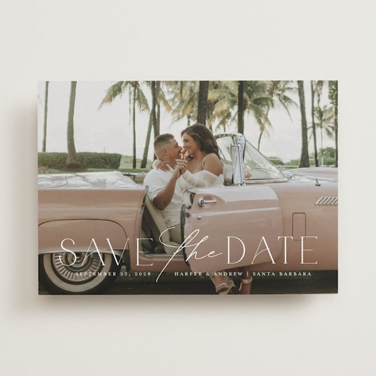 "A fun ride" - Save the Dates in Snow by Yaling Hou Suzuki - Front