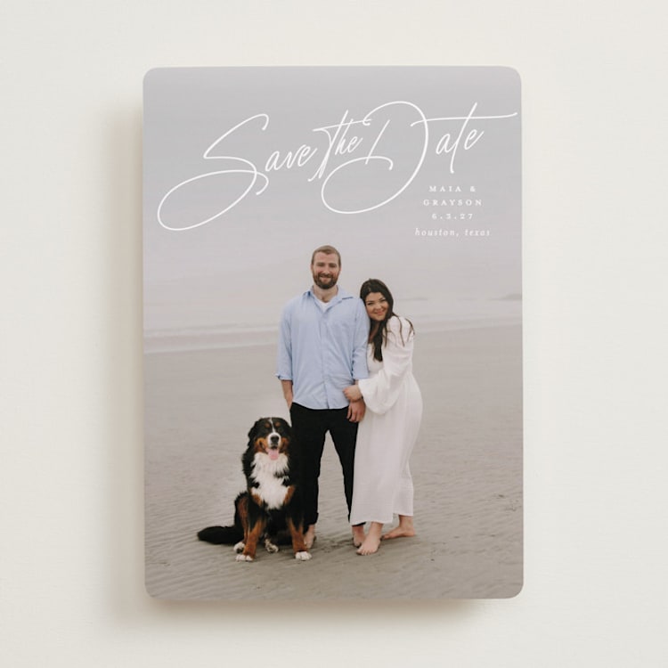 "Sweetest Love" - Save the Dates in Snow by Lauren Chism - Front