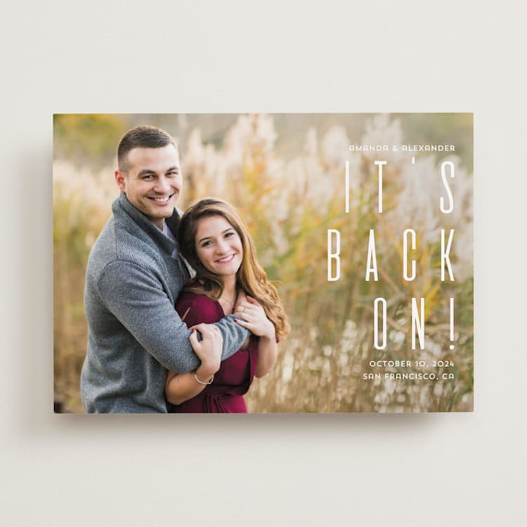 "Save the date" - Save the Dates in Fog by Remioni - Front