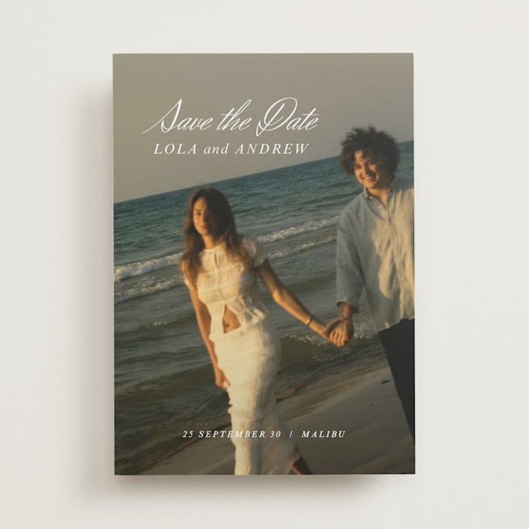 "Essence" - Save the Dates in Pearl by Stacey Day - Front