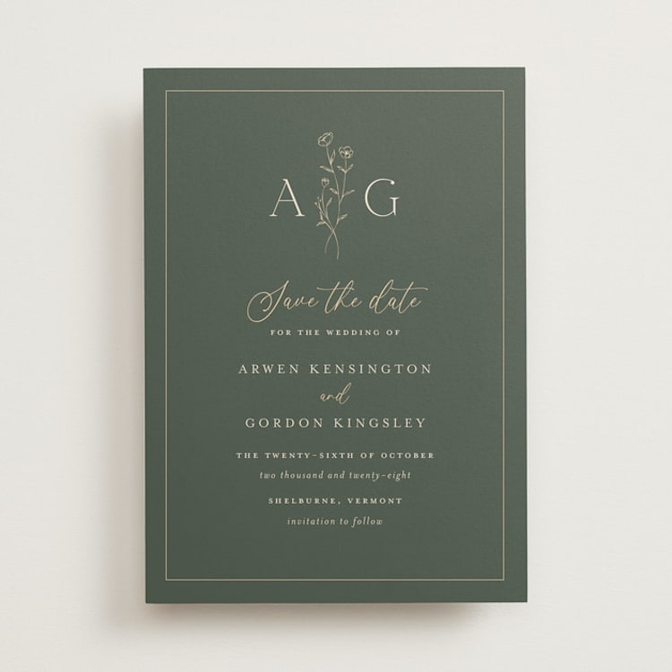 "Kouignette" - Save the Dates in Juniper by chocomocacino - Front