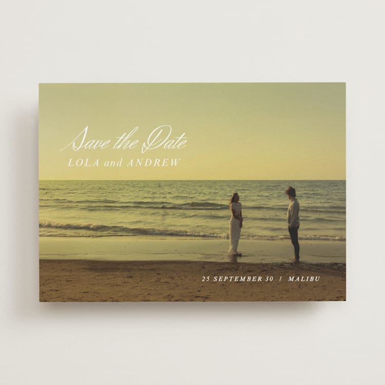 "Essence" - Save the Dates in Pearl by Stacey Day - Front