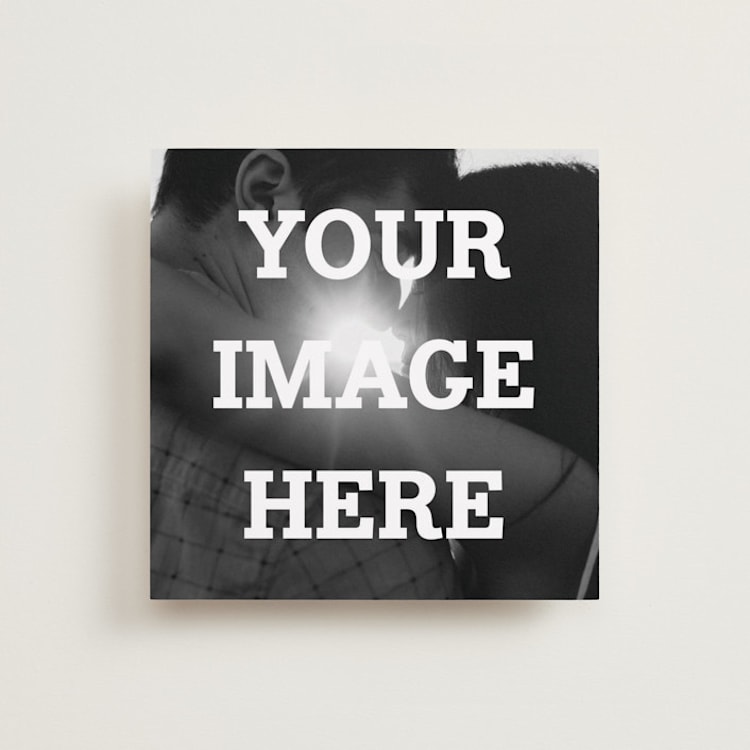 "The Big Picture" - Save the Dates in Ivory by Minted - Front