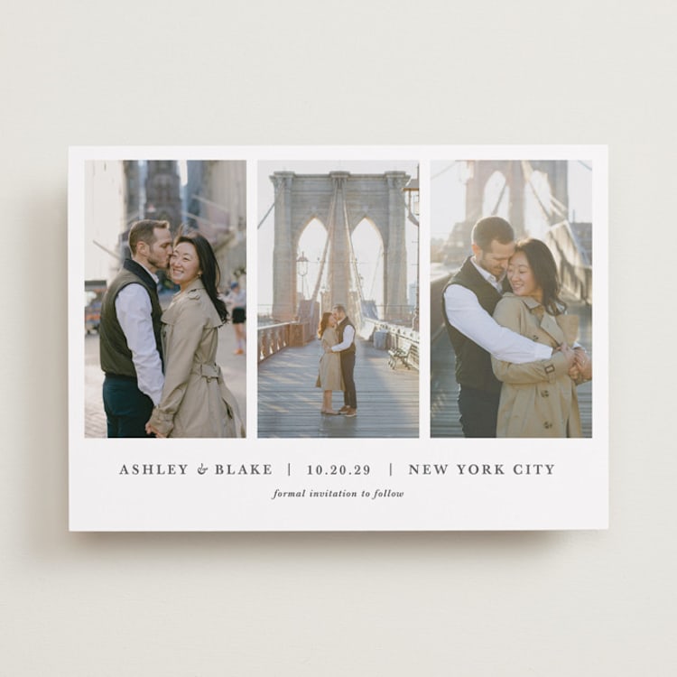 "maybe im amazed" - Save the Dates in Slate by Jula Paper Co. - Front