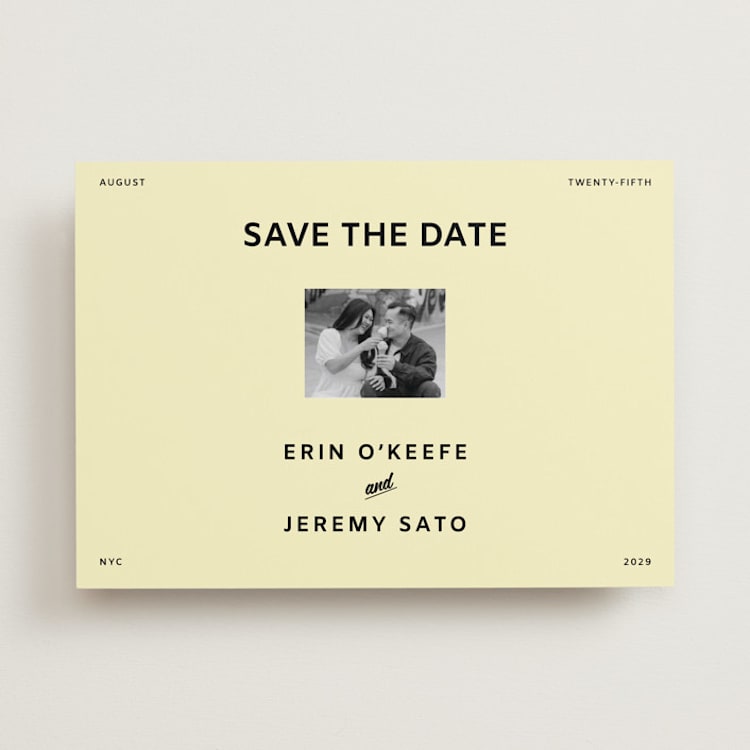 "Courthouse" - Save the Dates in Butter by Studio Suku - Front