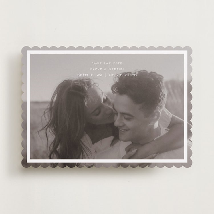 "boxed in" - Save the Dates in Quartz by Jenny Millington - Front