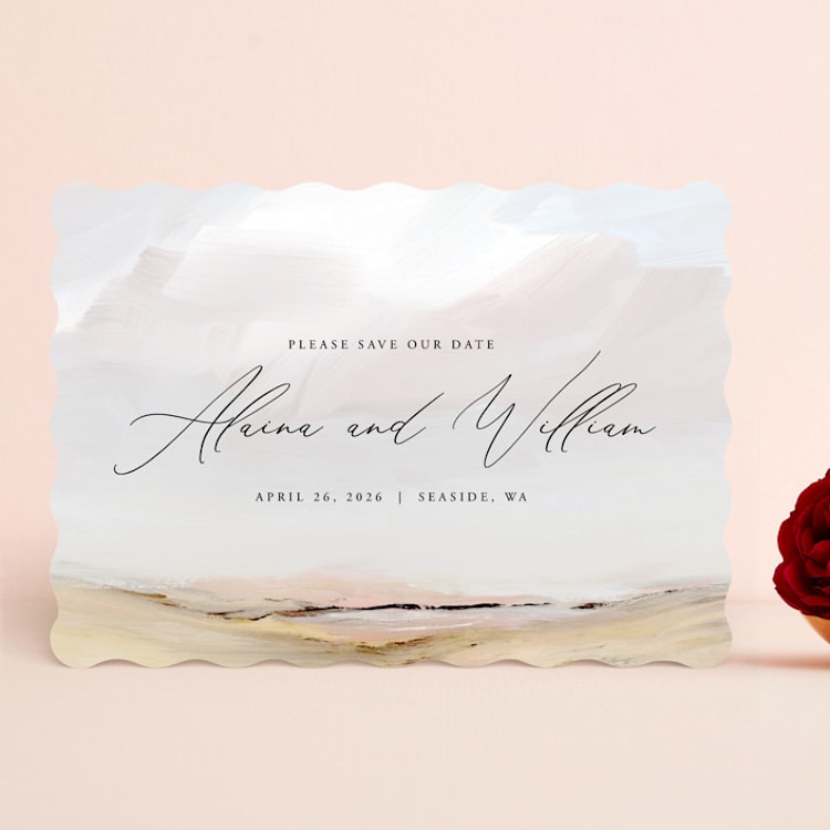 "Pictorial" - Save the Dates in Valley by Lindsay Megahed - Front