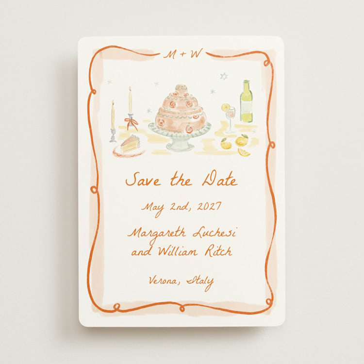 "Giardino" - Save the Dates in Flame by Pati Cascino - Front