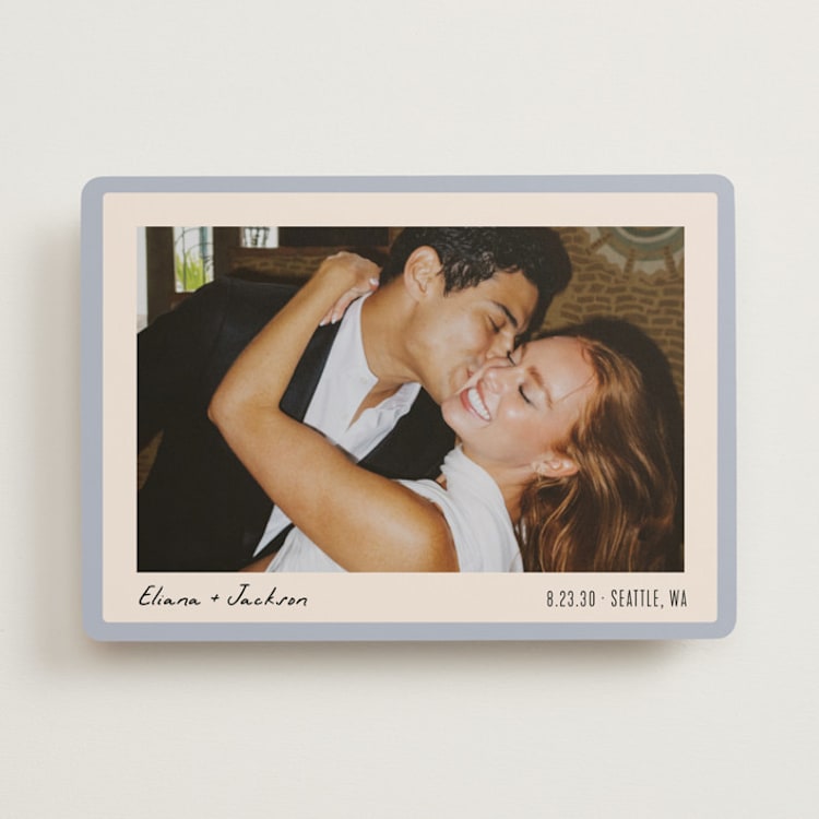 "Snapshot Border" - Save the Dates in Sky by Alethea and Ruth - Front