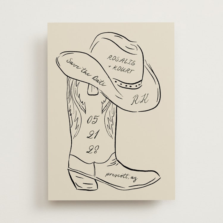 "Lariat" - Save the Dates in Sand by Jelena Vuletic - Front