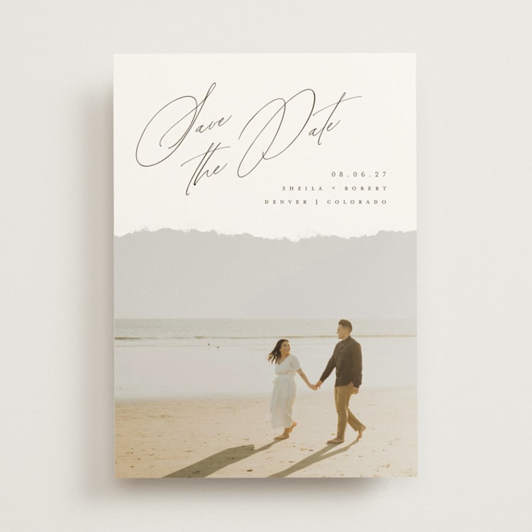 "Weightless" - Save the Dates in Moonstone by Helen Halik - Front