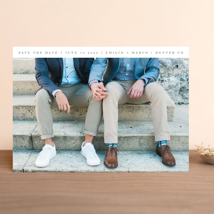"Forevermore" - Save the Dates in Ebony by Angela Thompson - Front