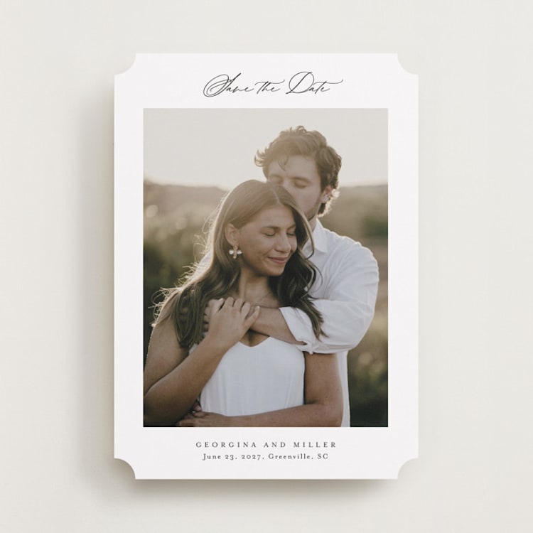 "Modern Air" - Save the Dates in Cotton by Stacey Meacham - Front