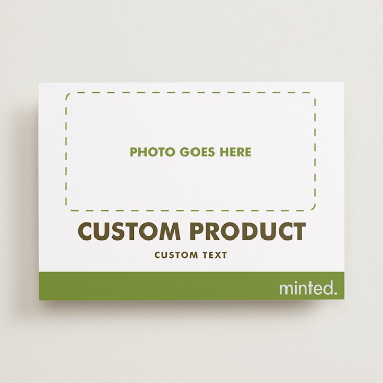 "Landscape Custom" - Save the Dates in Charcoal by Minted - Front