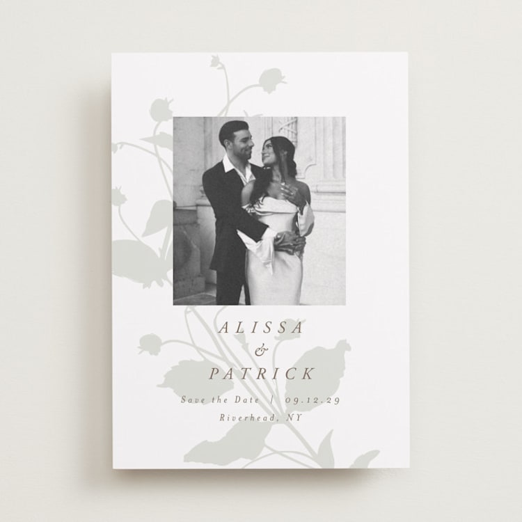 "Autumnal" - Save the Dates in Fawn by AK Graphics - Front