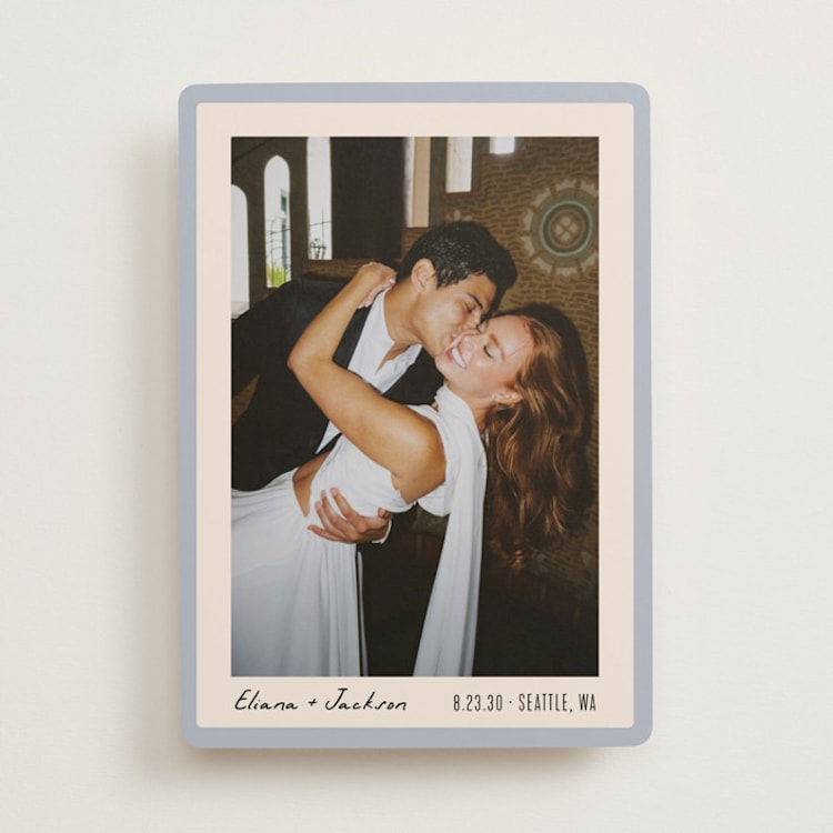 "Snapshot Border" - Save the Dates in Sky by Alethea and Ruth - Front