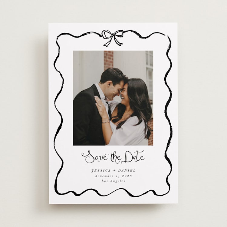 "quirky fun" - Save the Dates in Ink by Cass Loh - Front