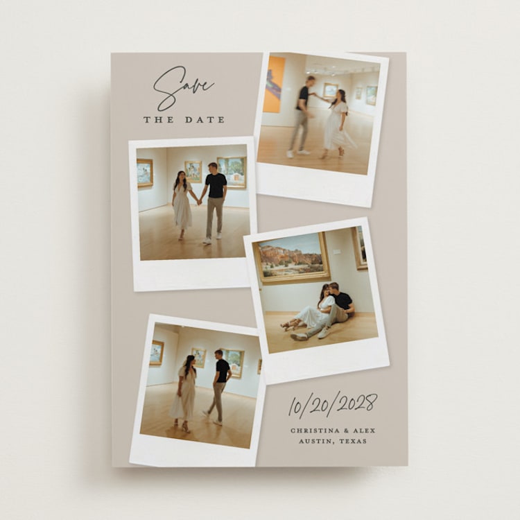 "Instant Elegance" - Save the Dates in Dune by Kerry Doyle - Front