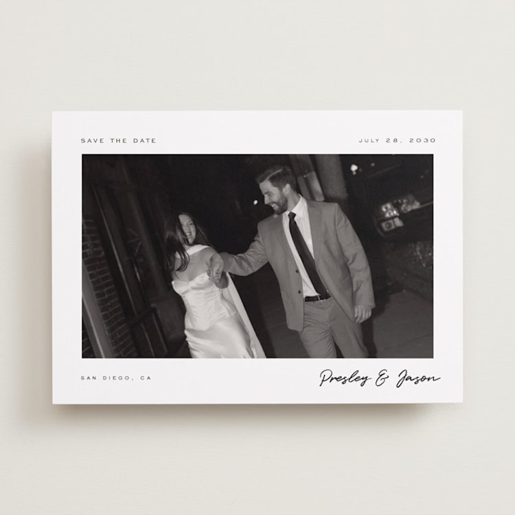 "Corner" - Save the Dates in Cloud by Nicole Walsh - Front