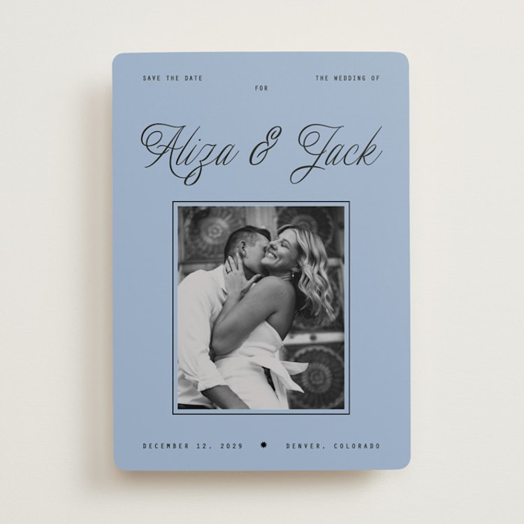 "Cheers" - Save the Dates in Sky by Blustery August - Front