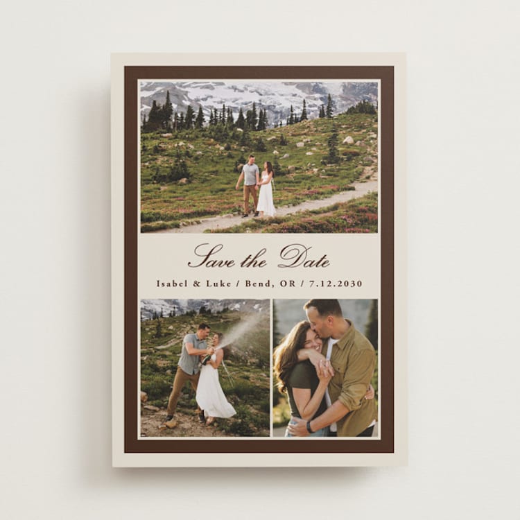 "Sash" - Save the Dates in Oakwood by Kristie Kern - Front