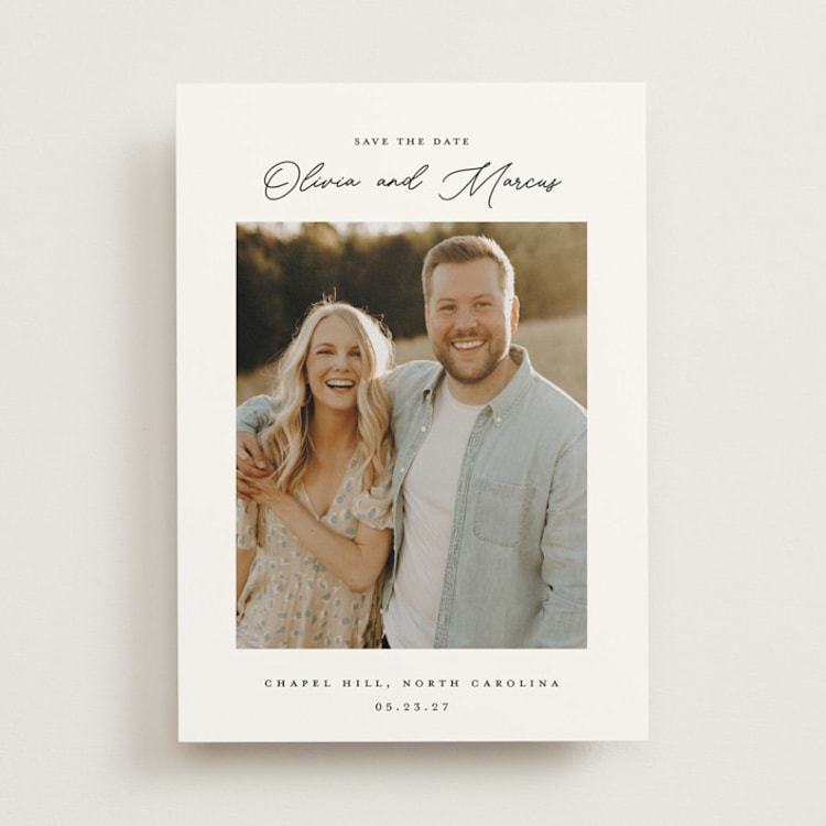 "Sweet Notings" - Save the Dates in Cloud by That Girl Press - Front