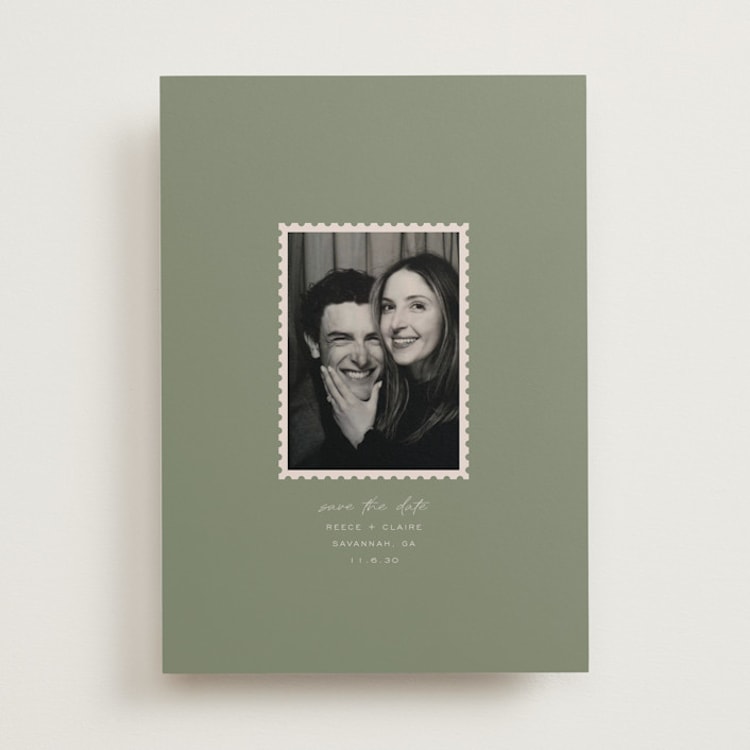"Post" - Save the Dates in Sage by Sierra Lee - Front