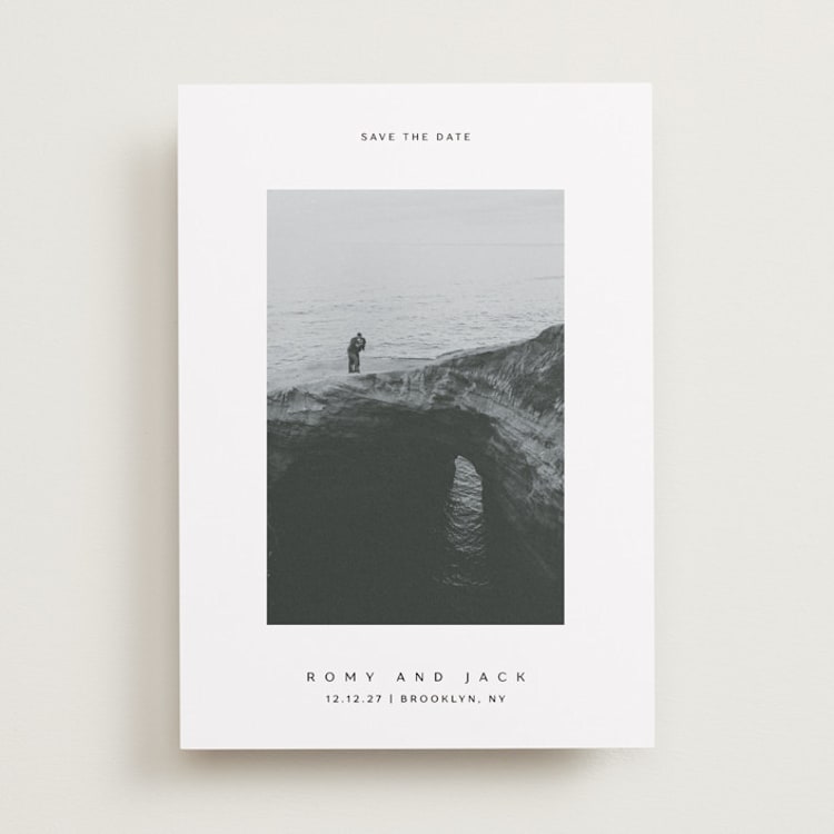 "Breathe love" - Save the Dates in Wave by Yuliya Evseeva - Front