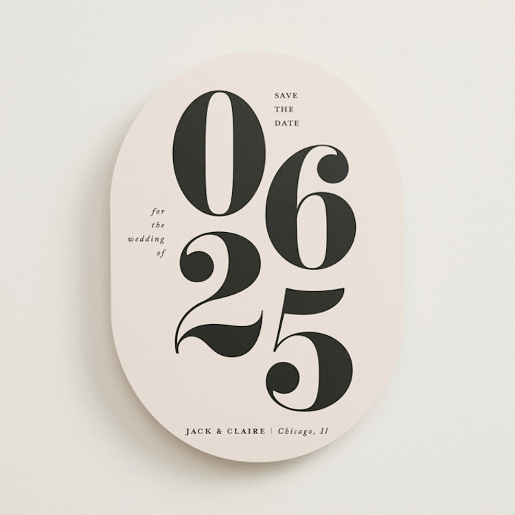 "It's a Date" - Save the Dates in Tuxedo by That Girl Press - Front