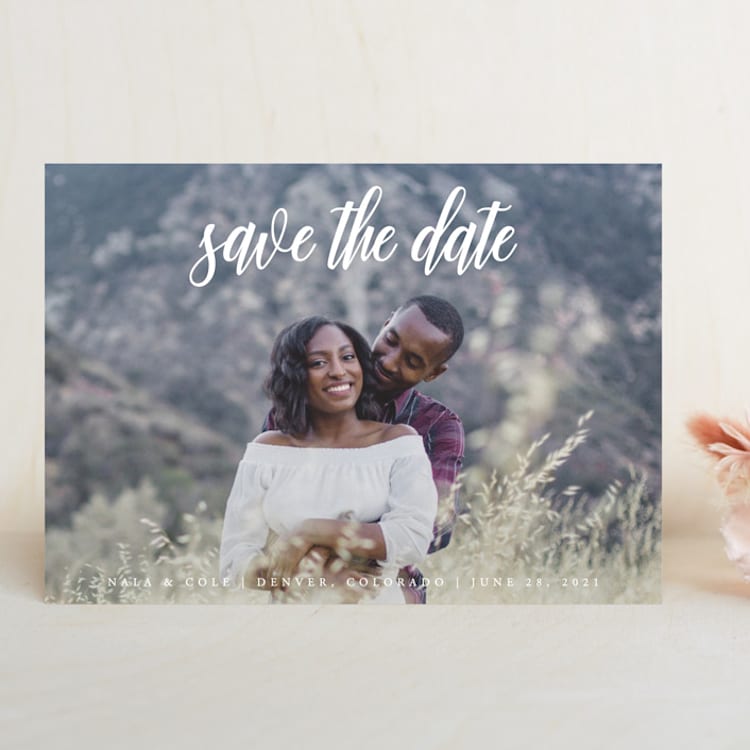 "mystic" - Save the Dates in Cotton by Kate Ross - Front