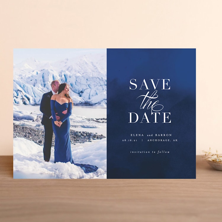 "Velvet" - Save the Dates in Denim by AK Graphics - Front