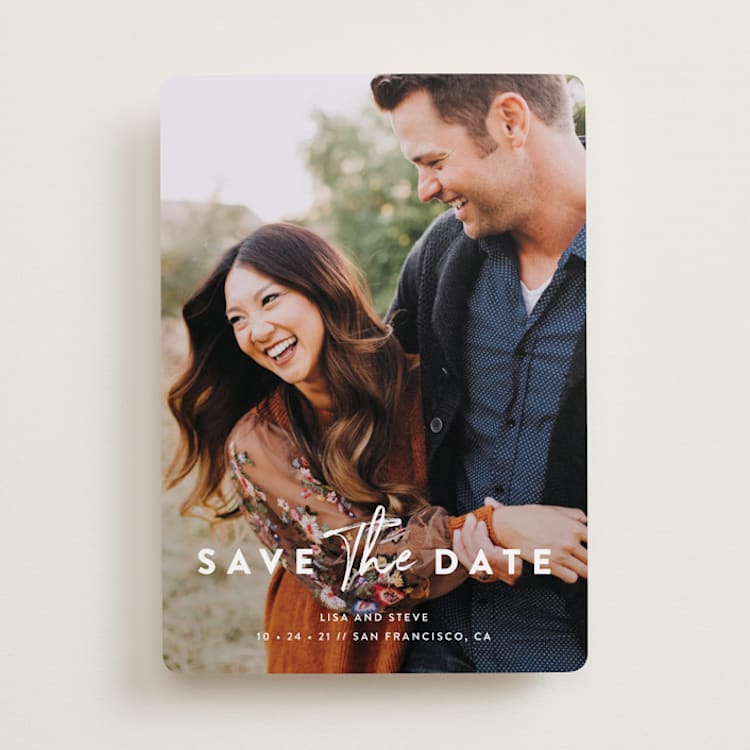 "Modern Classic" - Save the Dates in Porcelain by Chryssi Tsoupanarias - Front