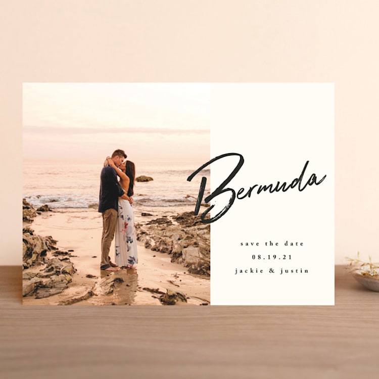 "The Location" - Save the Dates in Pearl by Pixel and Hank - Front