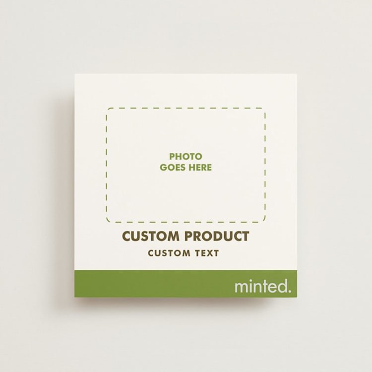"Square Custom" - Save the Dates in Charcoal by Minted - Front