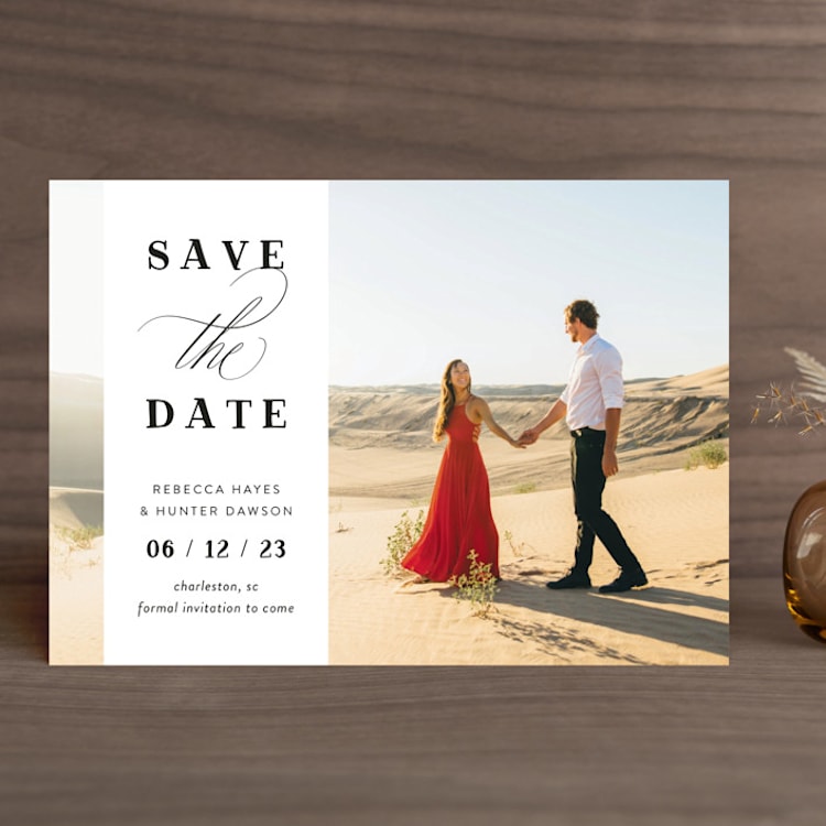 "Southern Charm" - Save the Dates in Noir by Beth Murphy - Front