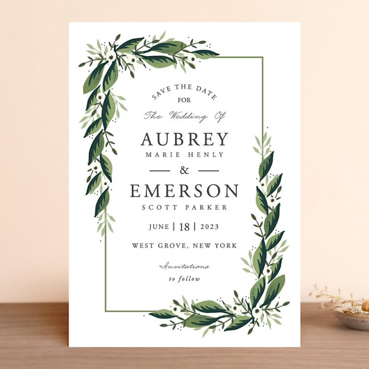 "Paradise" - Save the Dates in Forest by Oma N. Ramkhelawan - Front