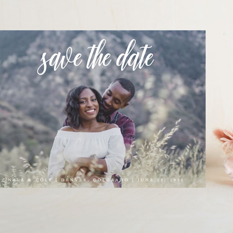 "mystic" - Save the Dates in Cotton by Kate Ross - Front