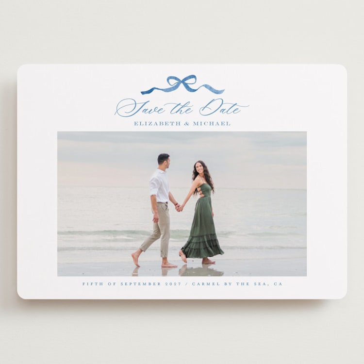 "Royal" - Save the Dates in Cobalt by Petra Kern - Front