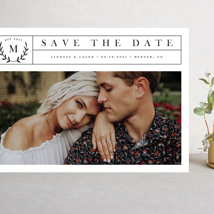 "Inaugural" - Save the Dates in Chiffon by Lisa McLean - Front