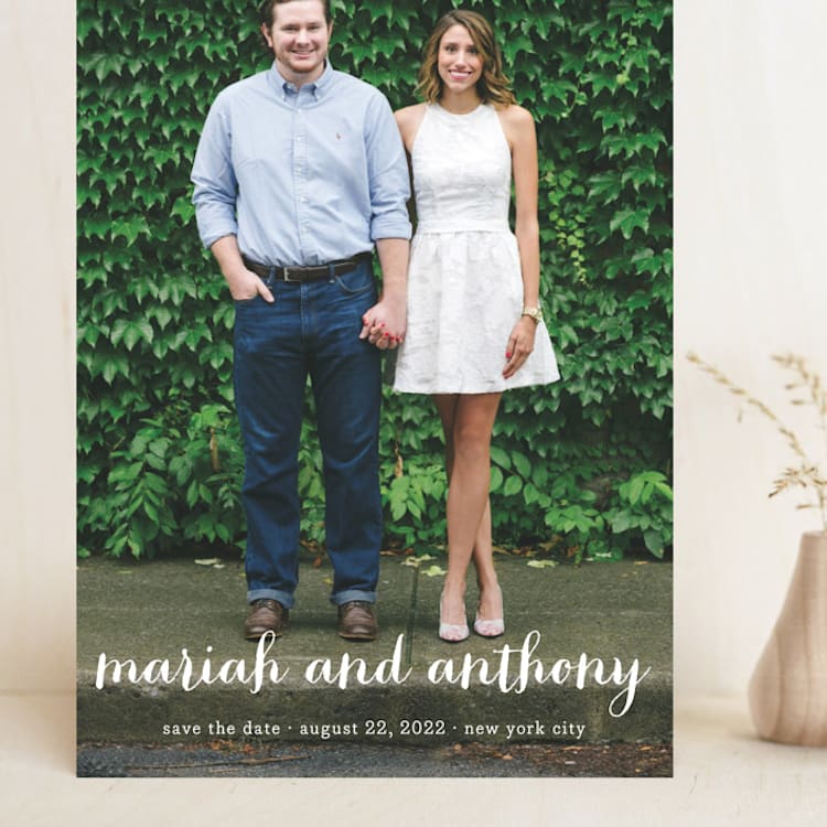 "Prescott" - Save the Dates in Cotton by Roxy Cervantes - Front