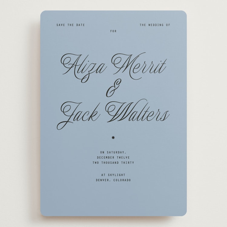 "Cheers" - Save the Dates in Sky by Blustery August - Front