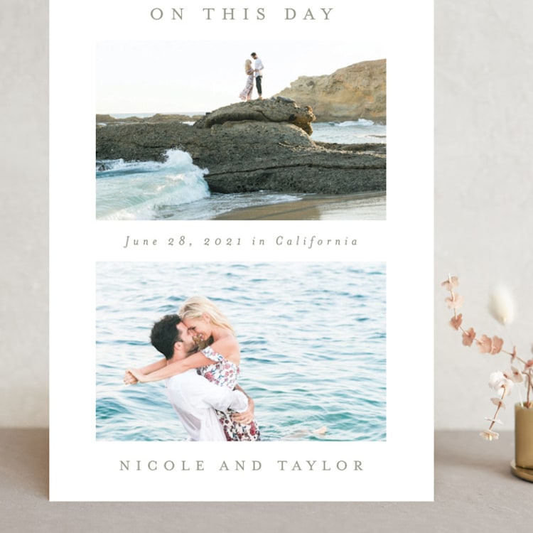"Nicole" - Save the Dates in Tuscan Thyme by Kate Ross - Front