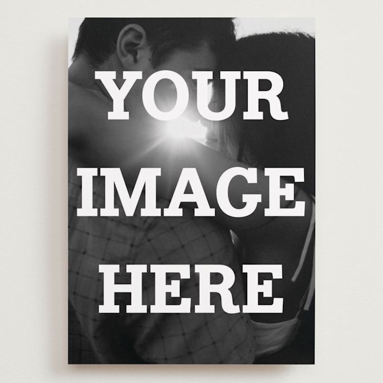 "The Big Picture" - Save the Dates in Ivory by Minted - Front