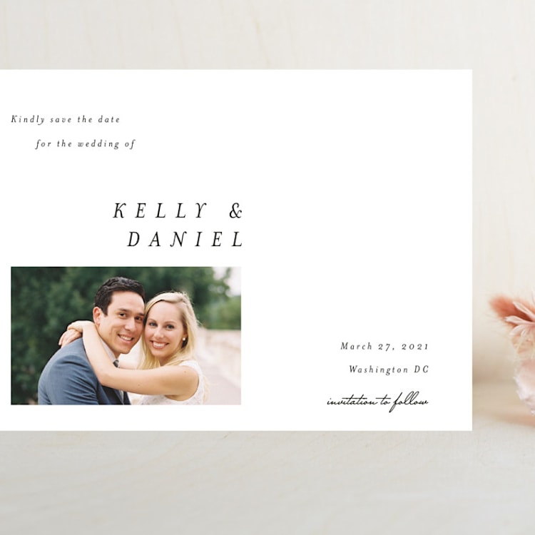 "Lagom" - Save the Dates in Ivory by lulu and isabelle - Front