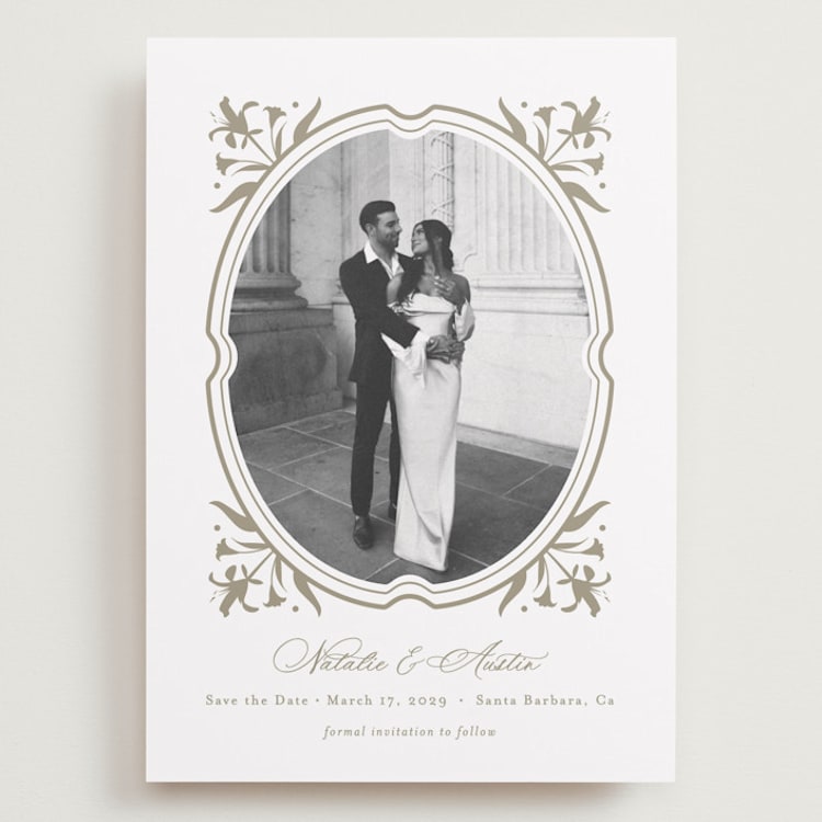 "Calia" - Save the Dates in Paris Rain by Jennifer Postorino - Front