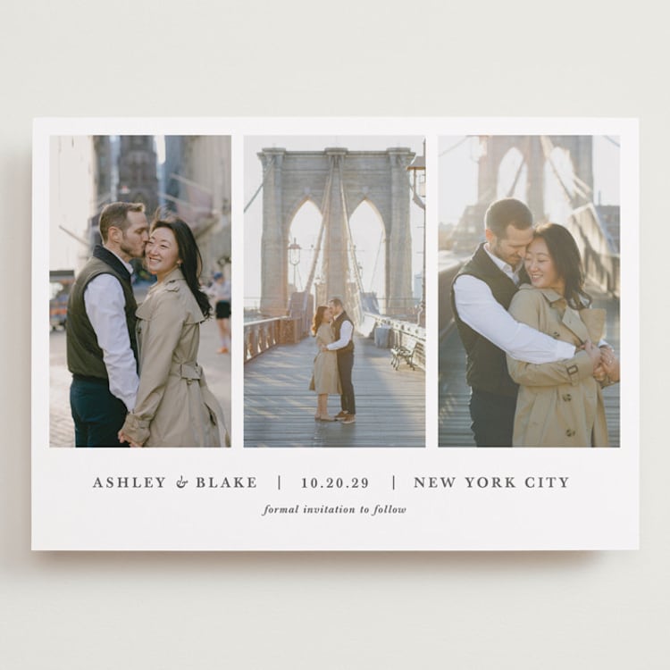 "maybe im amazed" - Save the Dates in Slate by Jula Paper Co. - Front