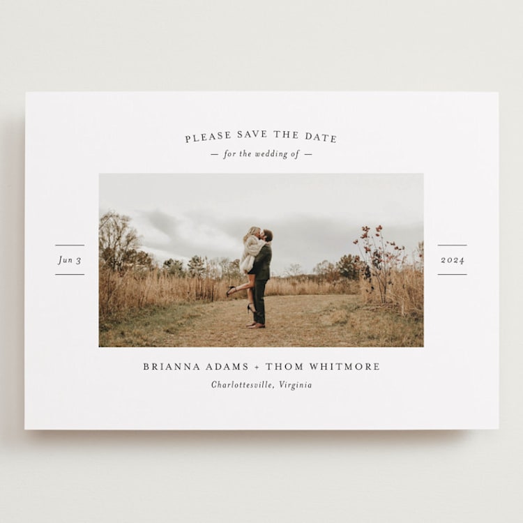 "More Than a Crush" - Save the Dates in Ebony by Ann Gardner - Front