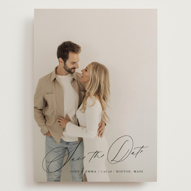 "symphony us" - Save the Dates in Inked by Design Lotus - Front