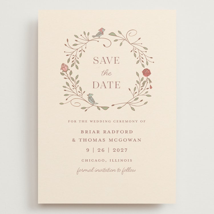 "Disney Storybook" - Save the Dates in Autumn by Morgan Ramberg - Front
