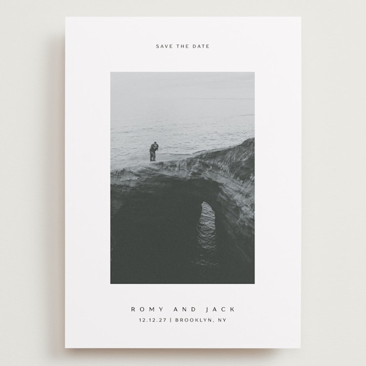 "Breathe love" - Save the Dates in Wave by Yuliya Evseeva - Front